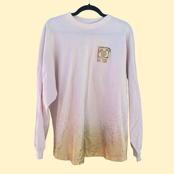 Disney World Parks New Year’s Eve Champagne Pink Gold Spirit Jersey 2021 Large - Picture 3 of 7